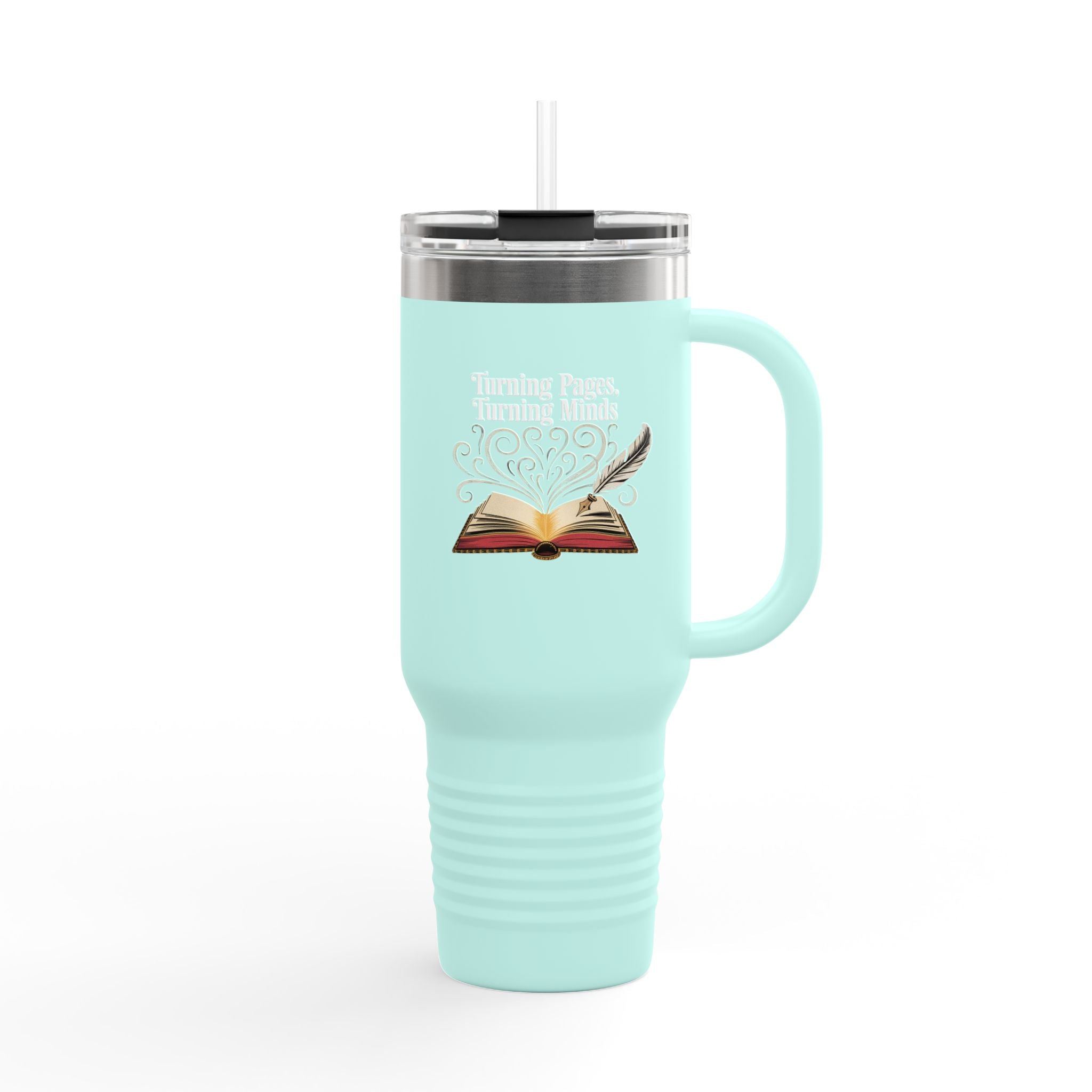 Turning Pages, Turning Minds - 40oz Tumbler for Educators