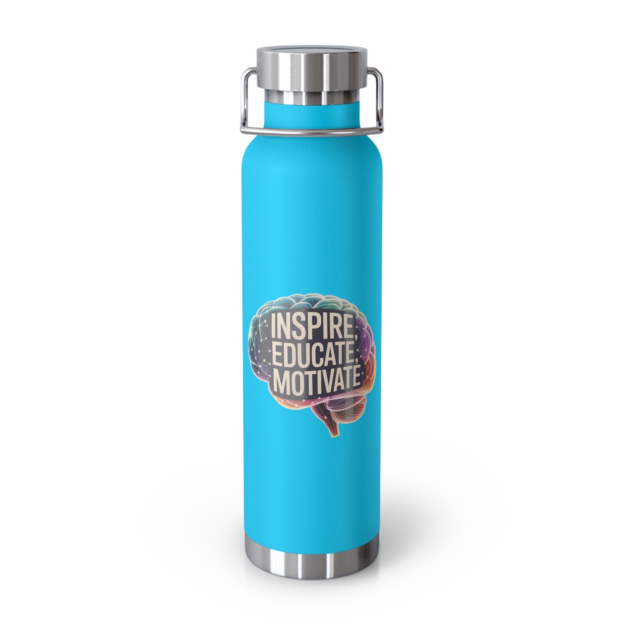 Inspire, Educate, Motivate  -22oz Copper Teachers Tumbler