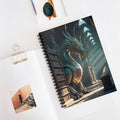 Black Dragon  -  Lined Spiral Notebook