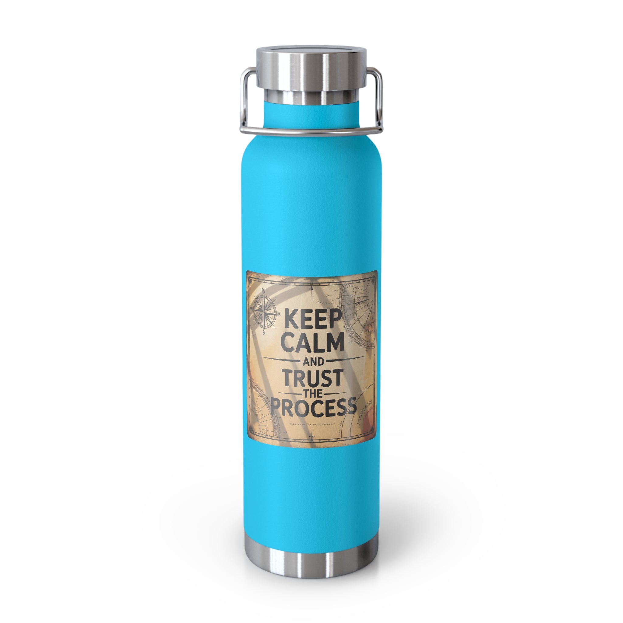 Keep Calm and Trust the Process -22oz Copper Teachers Tumbler