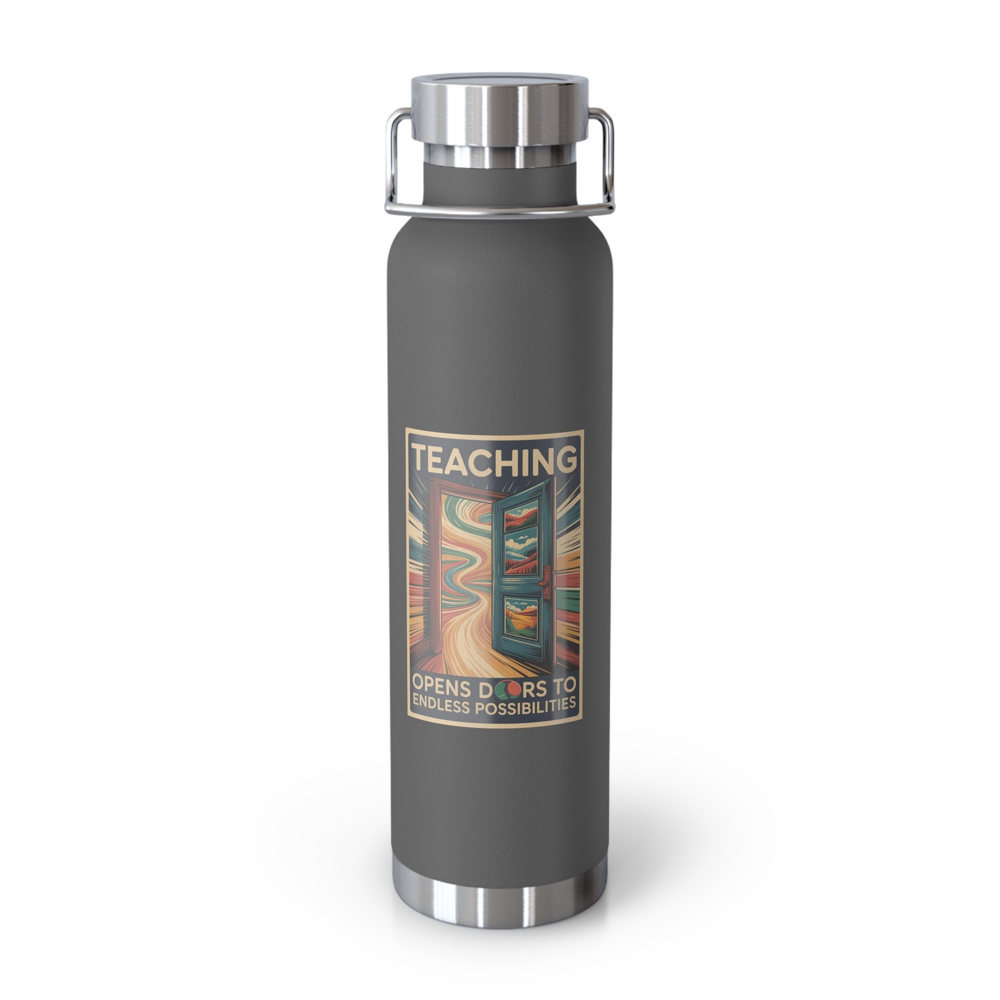 Teaching Opens Doors to Endless Possibilities  -22oz Copper Teachers Tumbler