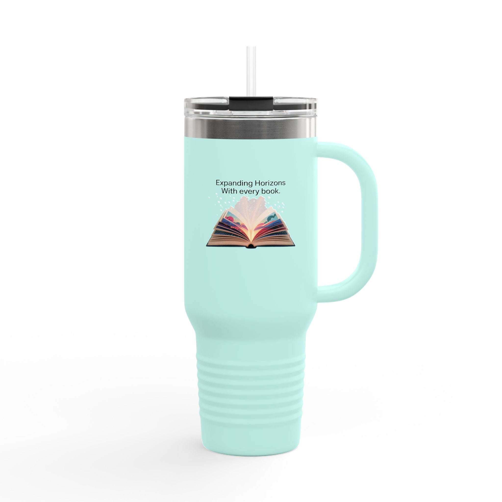 Expanding Horizons With Every Book - 40oz Tumbler for Educators