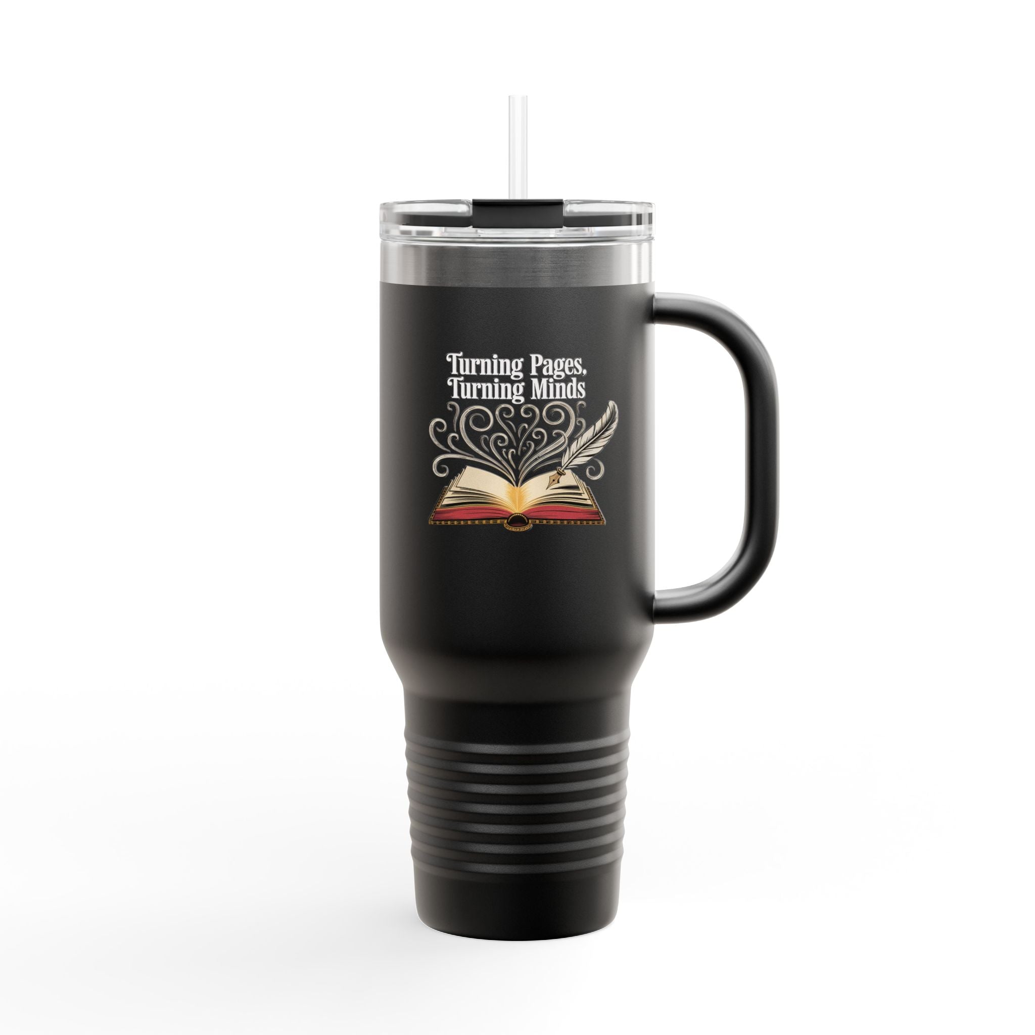 Turning Pages, Turning Minds - 40oz Tumbler for Educators