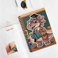 Cartoon Triceratops  -  Lined Spiral Notebook