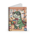 Cartoon Allosaurus  -  Lined Spiral Notebook