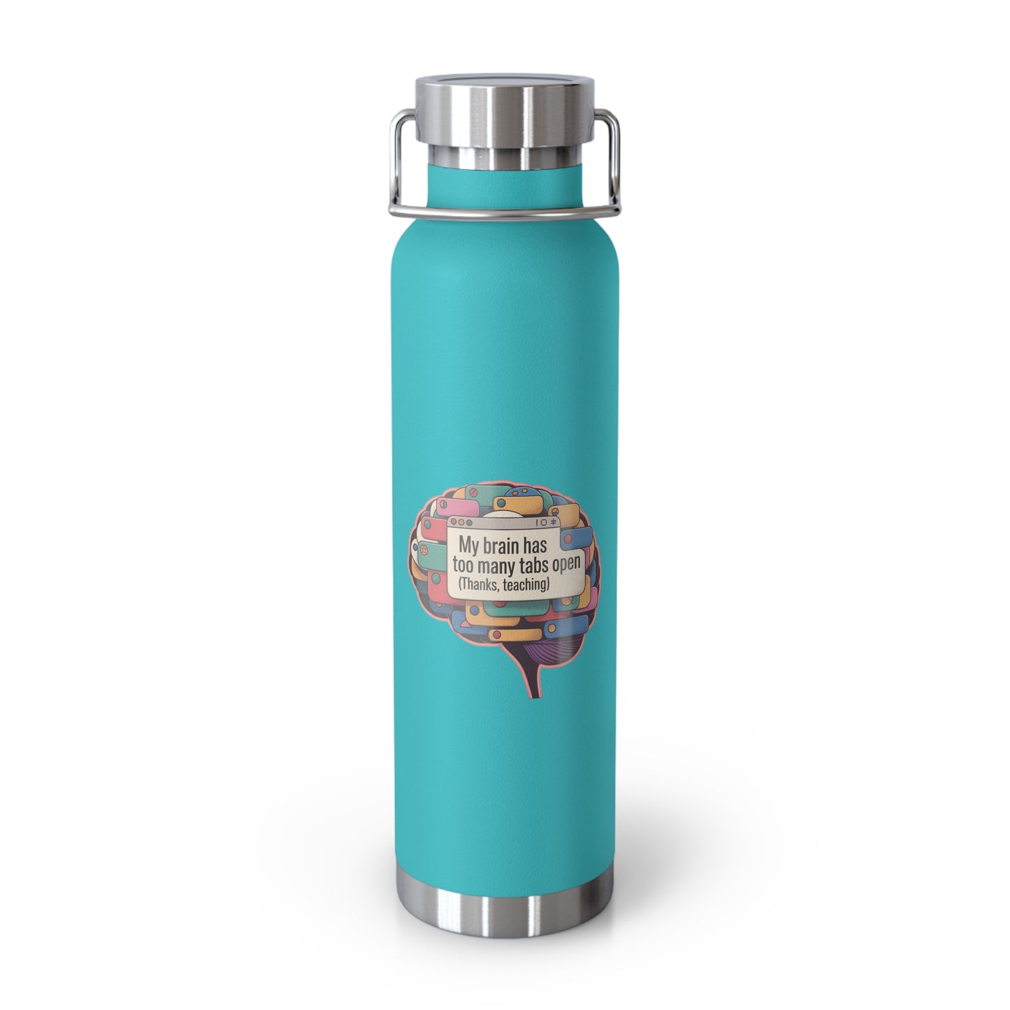 My Brain Has Too Many Tabs Open (Thanks, Teaching)   -22oz Copper Teachers Tumbler
