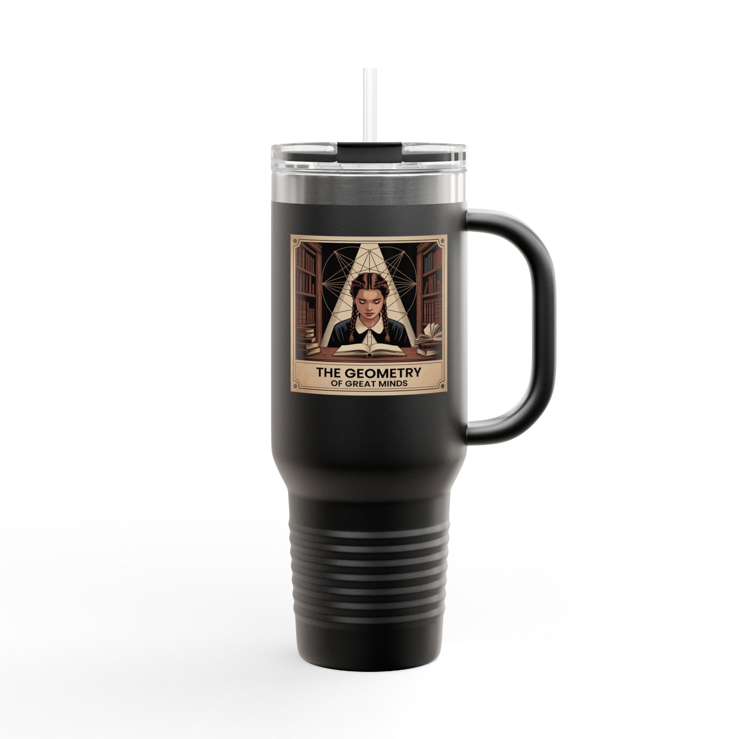 The Geometry of Great Minds - 40oz Tumbler for Educators