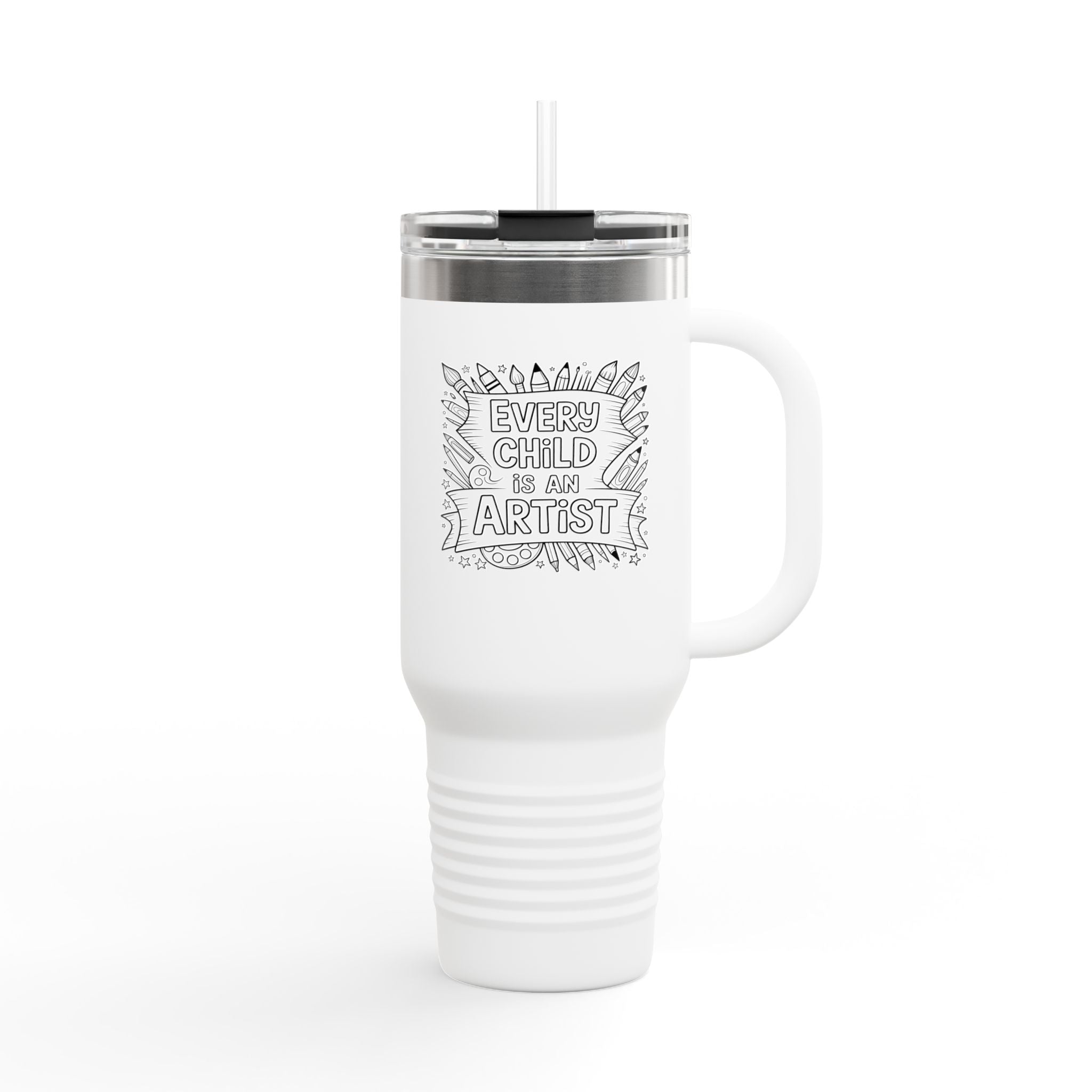 Every Child is an Artist - 40oz Tumbler for Educators