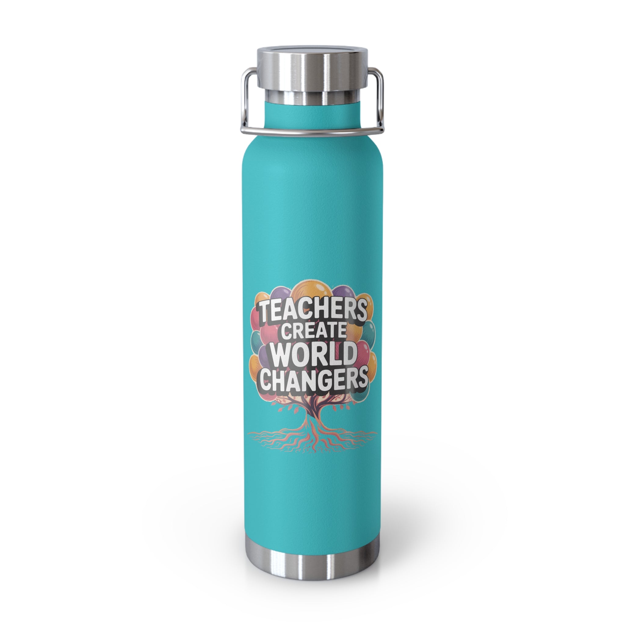 Teachers Create World Changers  -22oz Copper Teachers Tumbler
