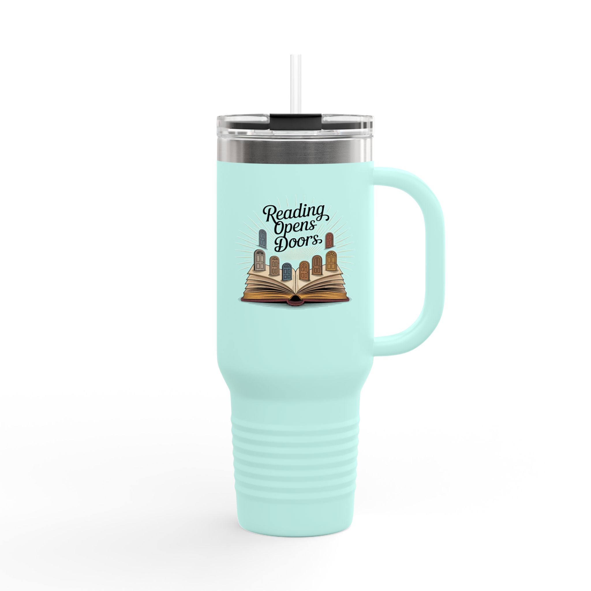 Reading Opens Doors - 40oz Tumbler for Educators