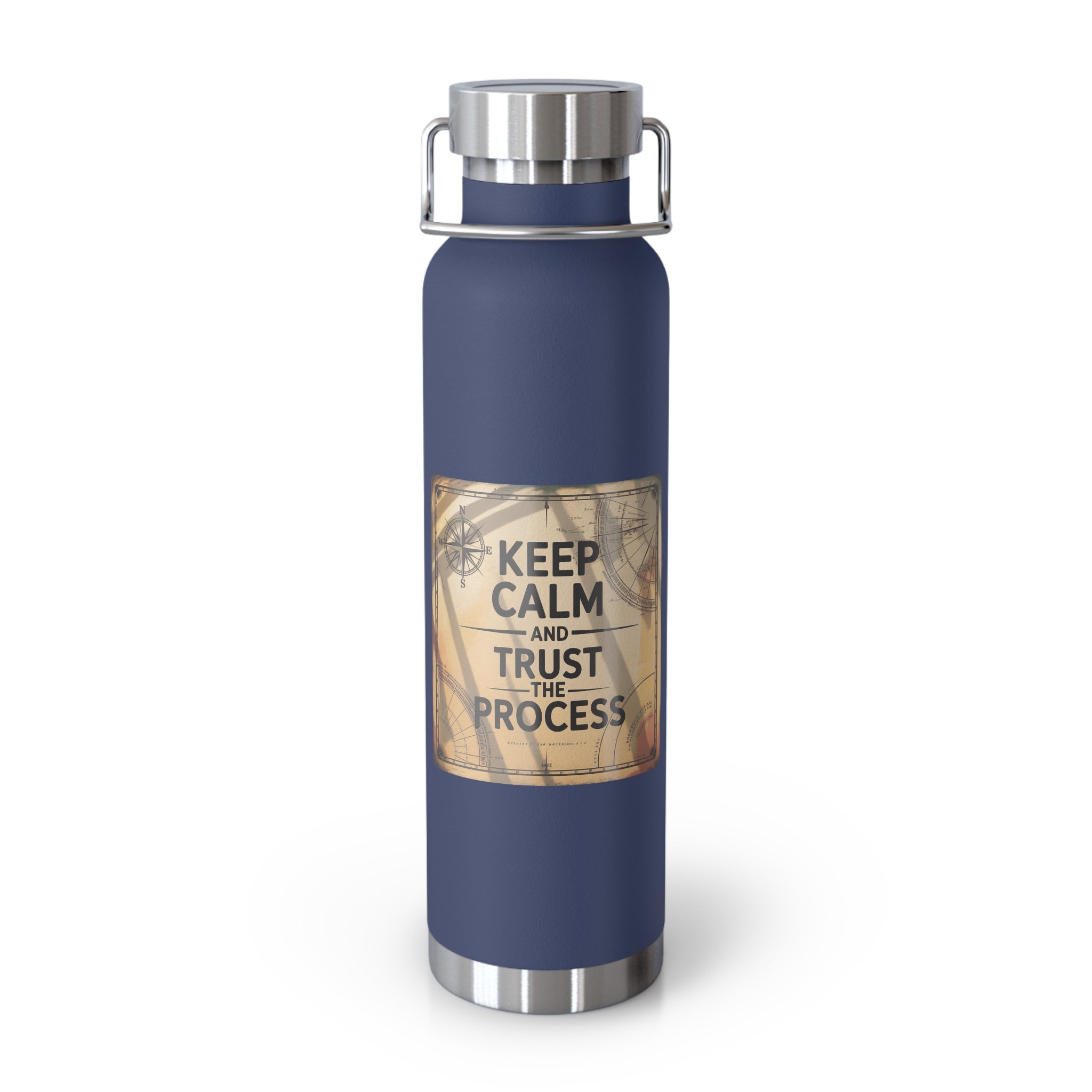 Keep Calm and Trust the Process -22oz Copper Teachers Tumbler