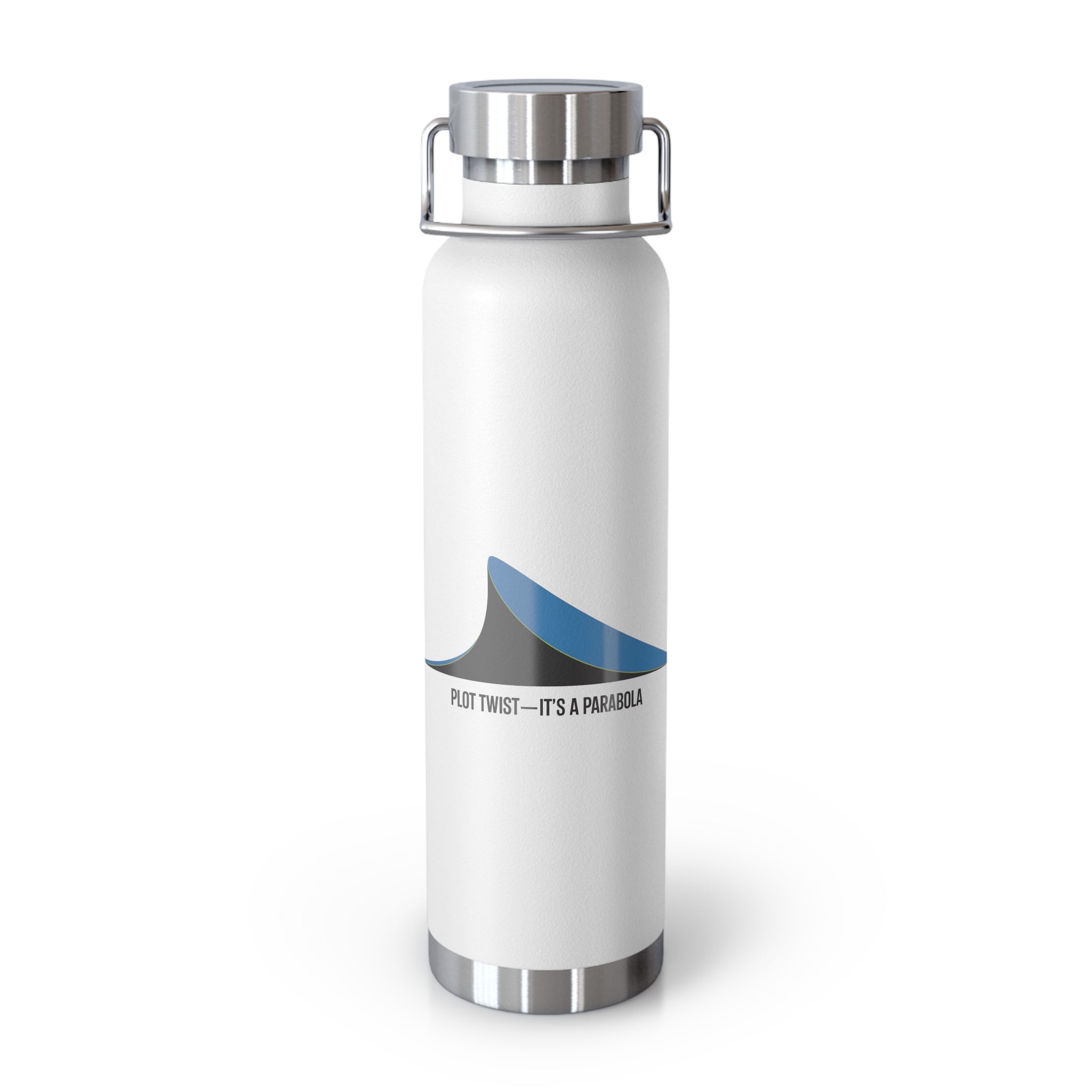 Plot Twist-It's a Parabola -22oz Copper Teachers Tumbler