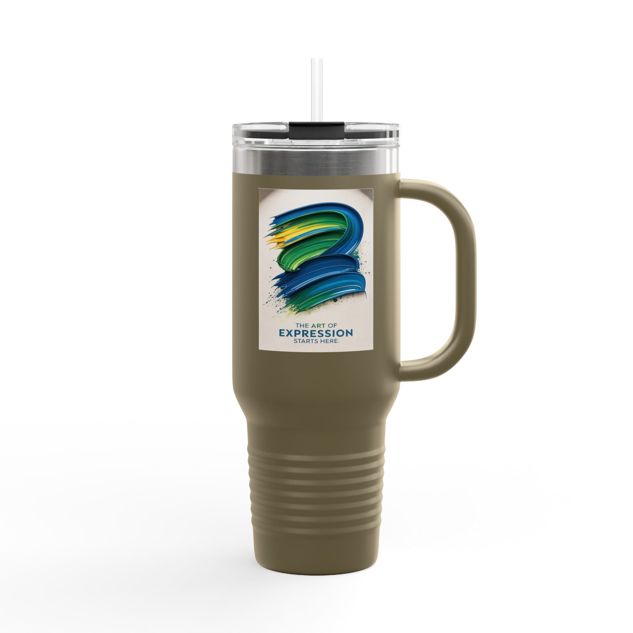 The Art of Expression Starts Here - 40oz Tumbler for Educators
