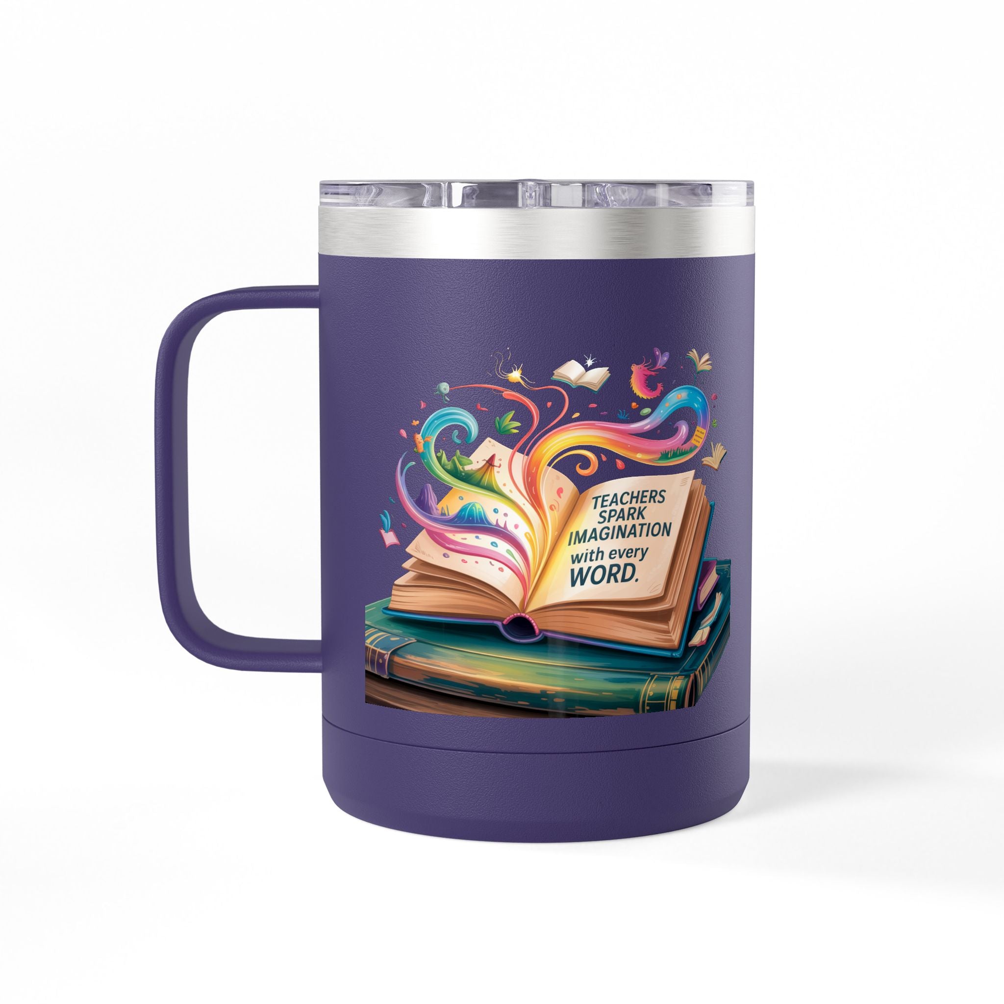 Teachers Spark Imagination with Every Word - 15oz Teacher Coffee Mug
