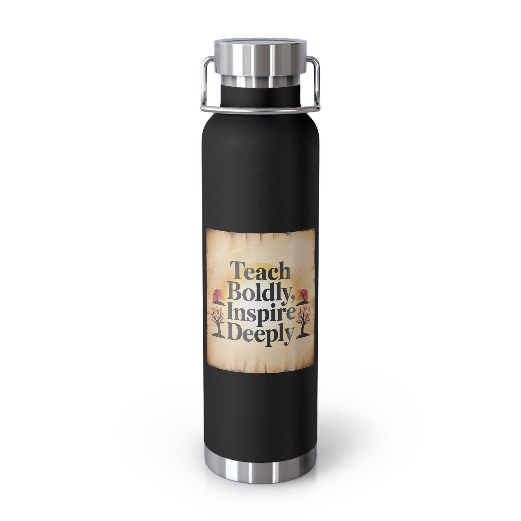 Teach Boldly, Inspire Deeply  -22oz Copper Teachers Tumbler