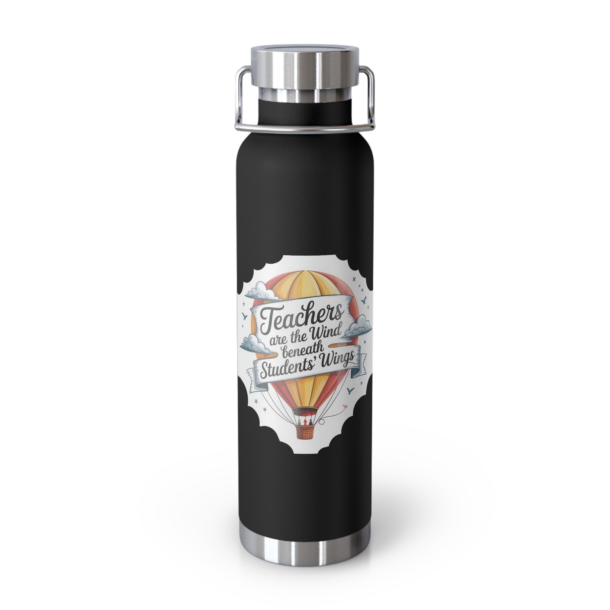 Teachers are the Wind Beneath Students' Wings  -22oz Copper Teachers Tumbler