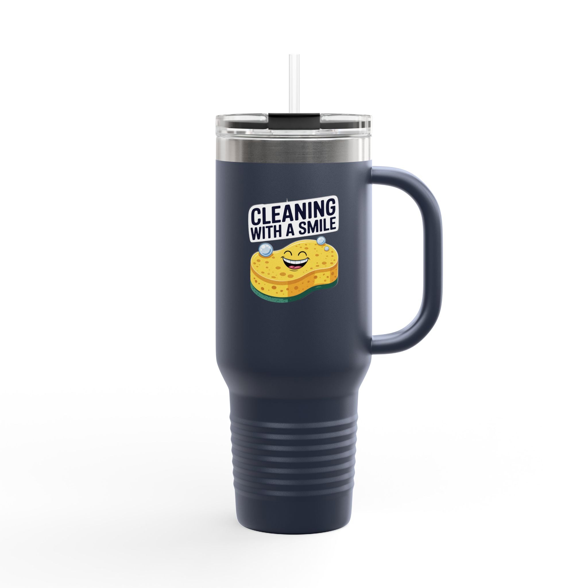 Cleaning With a Smile - 40oz Tumbler for Educators