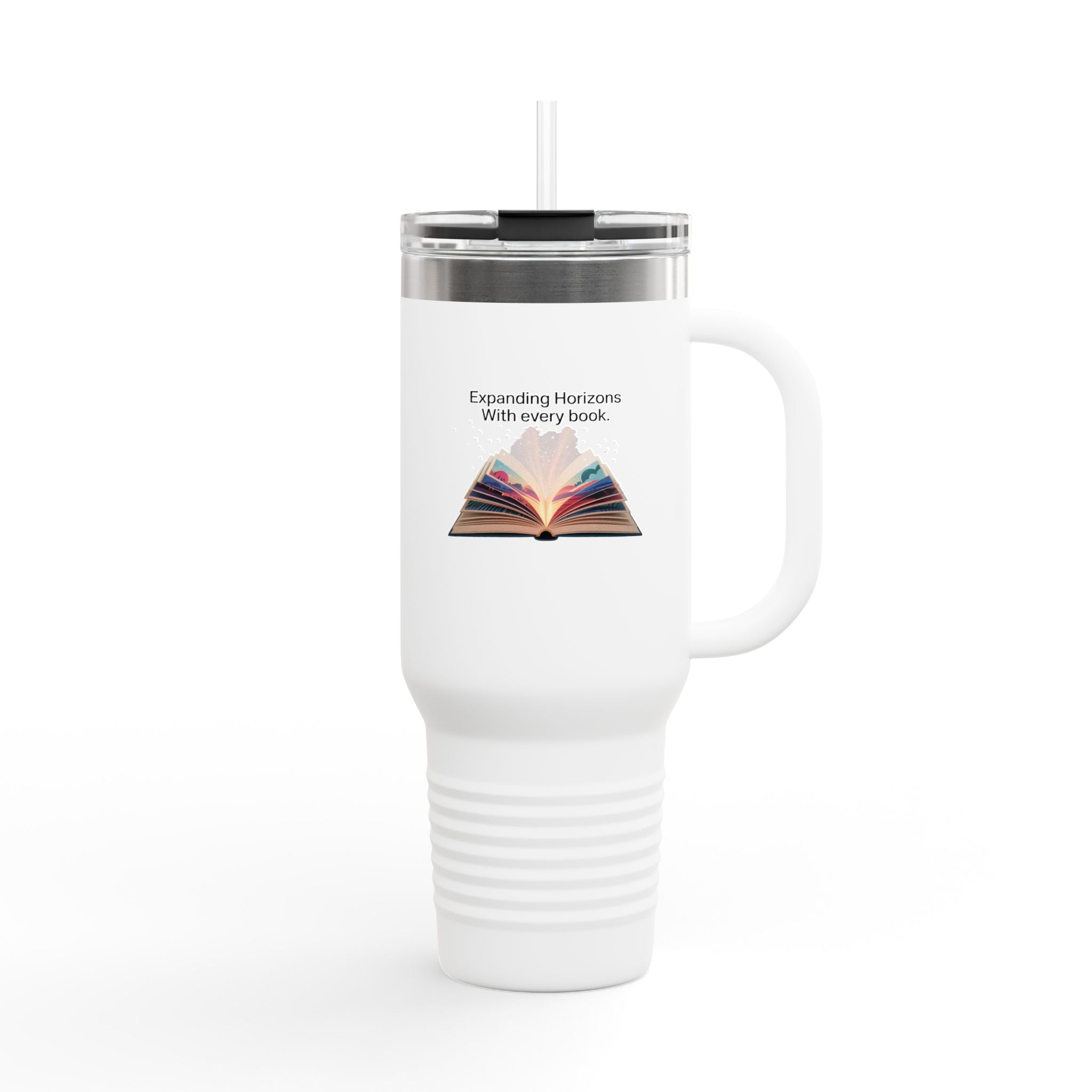 Expanding Horizons With Every Book - 40oz Tumbler for Educators