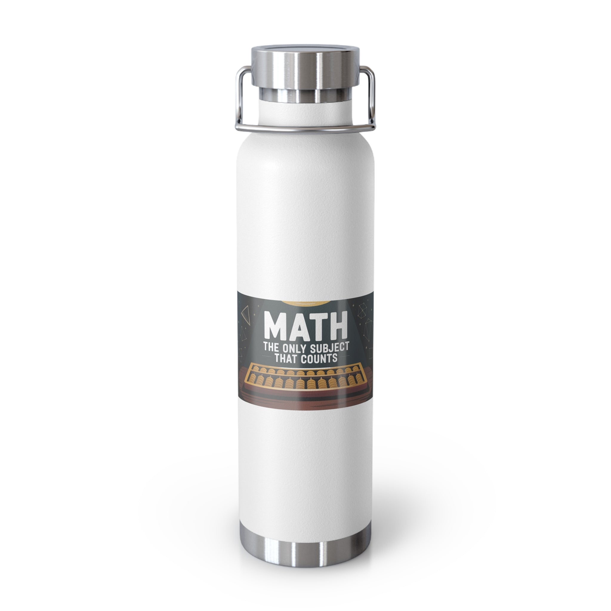 Math the Only Subject that Counts -22oz Copper Teachers Tumbler