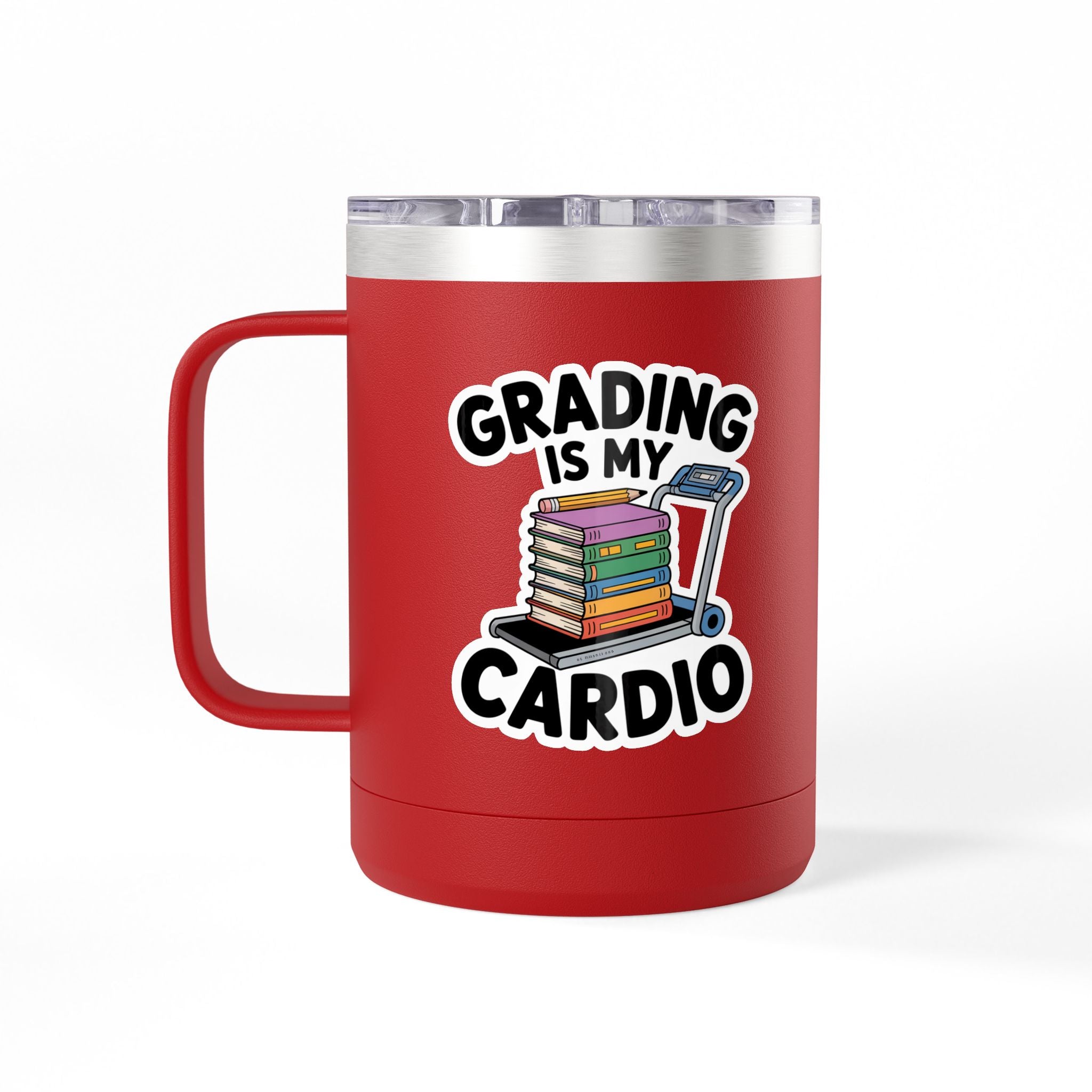 Grading is my Cardio - 15oz Teacher Coffee Mug