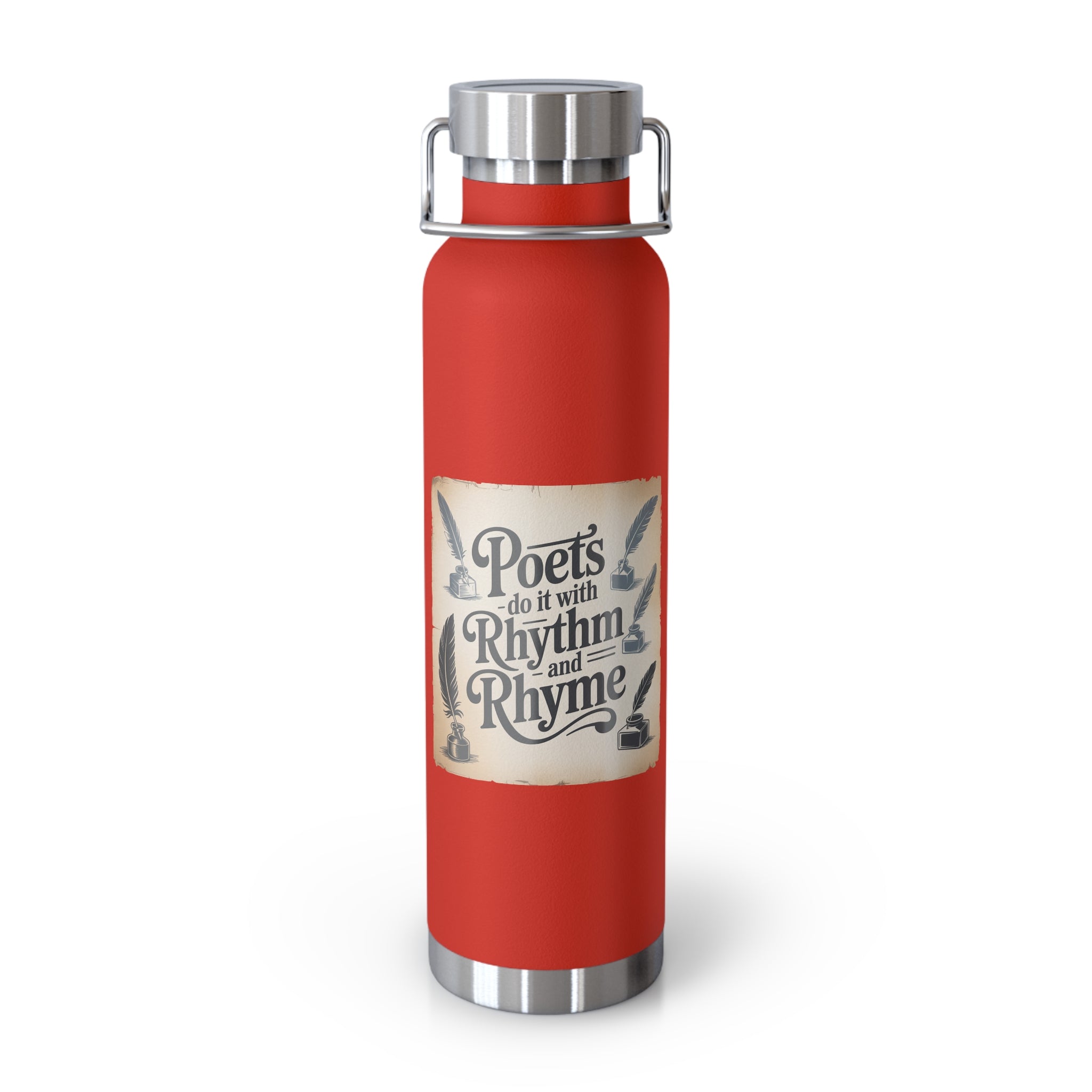 Poets do it with Rhythm and Rhyme -22oz Copper Teachers Tumbler