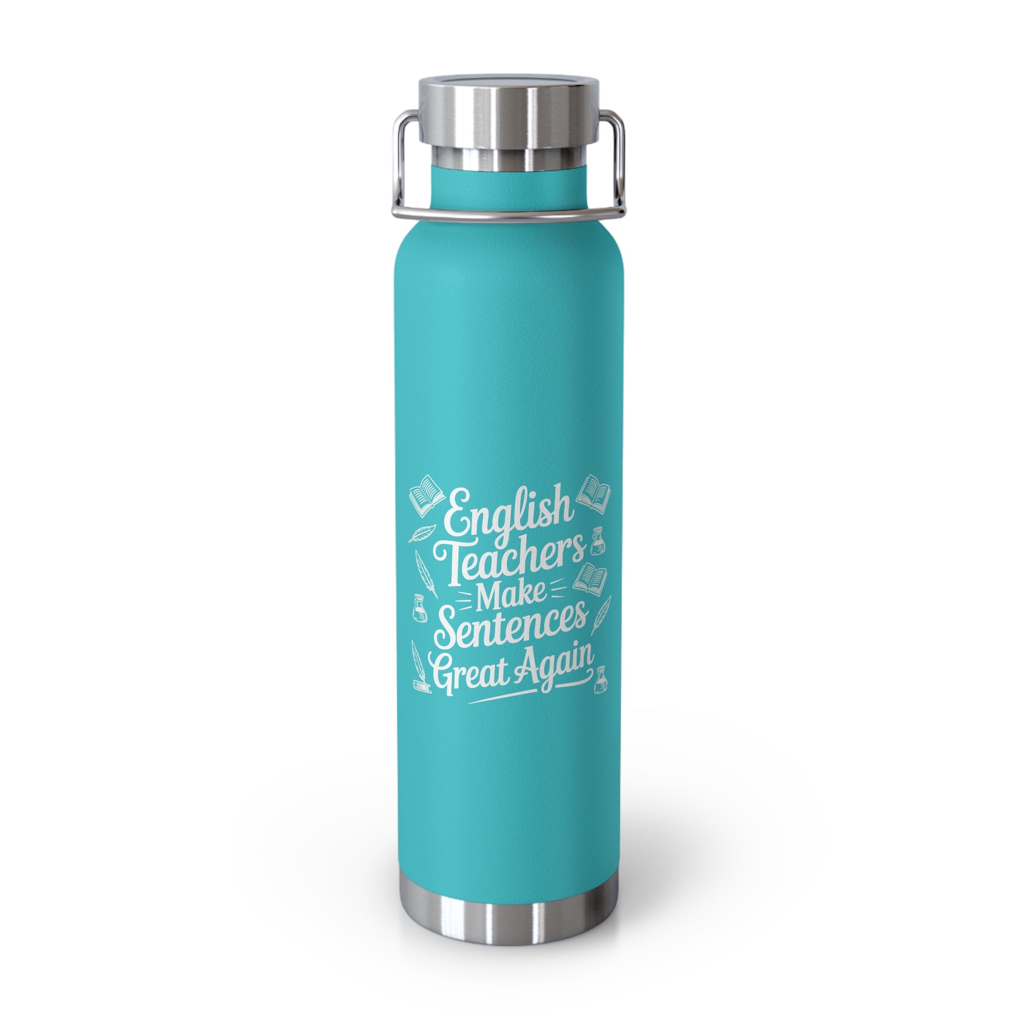 English Teachers Make Sentences Great Again -22oz Copper Teachers Tumbler