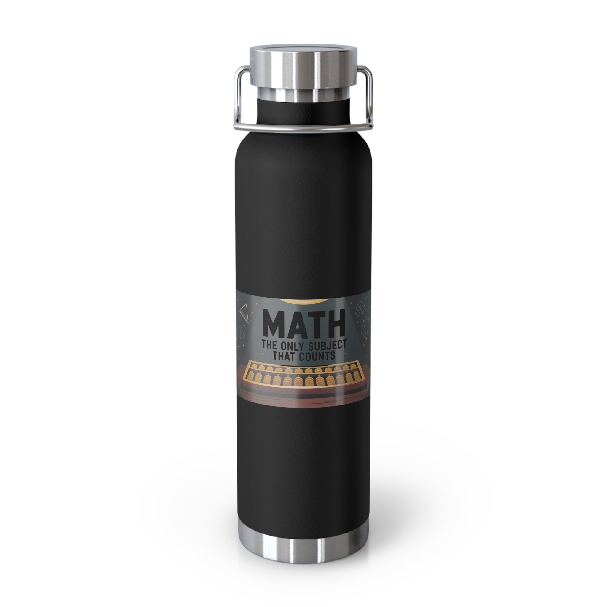Math the Only Subject that Counts -22oz Copper Teachers Tumbler