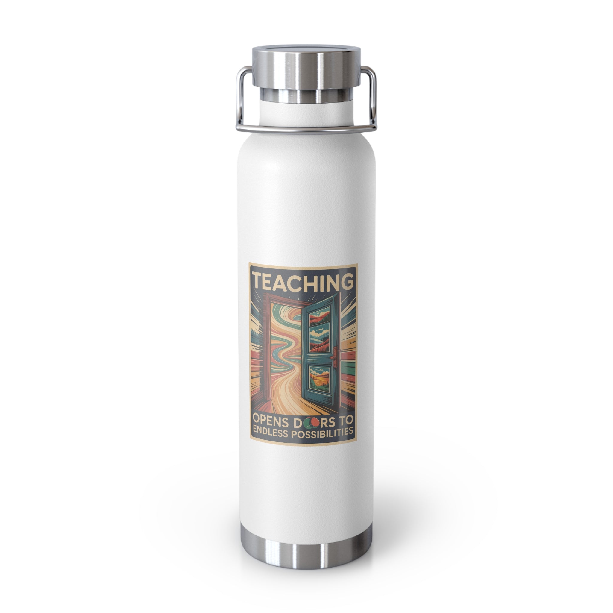 Teaching Opens Doors to Endless Possibilities  -22oz Copper Teachers Tumbler