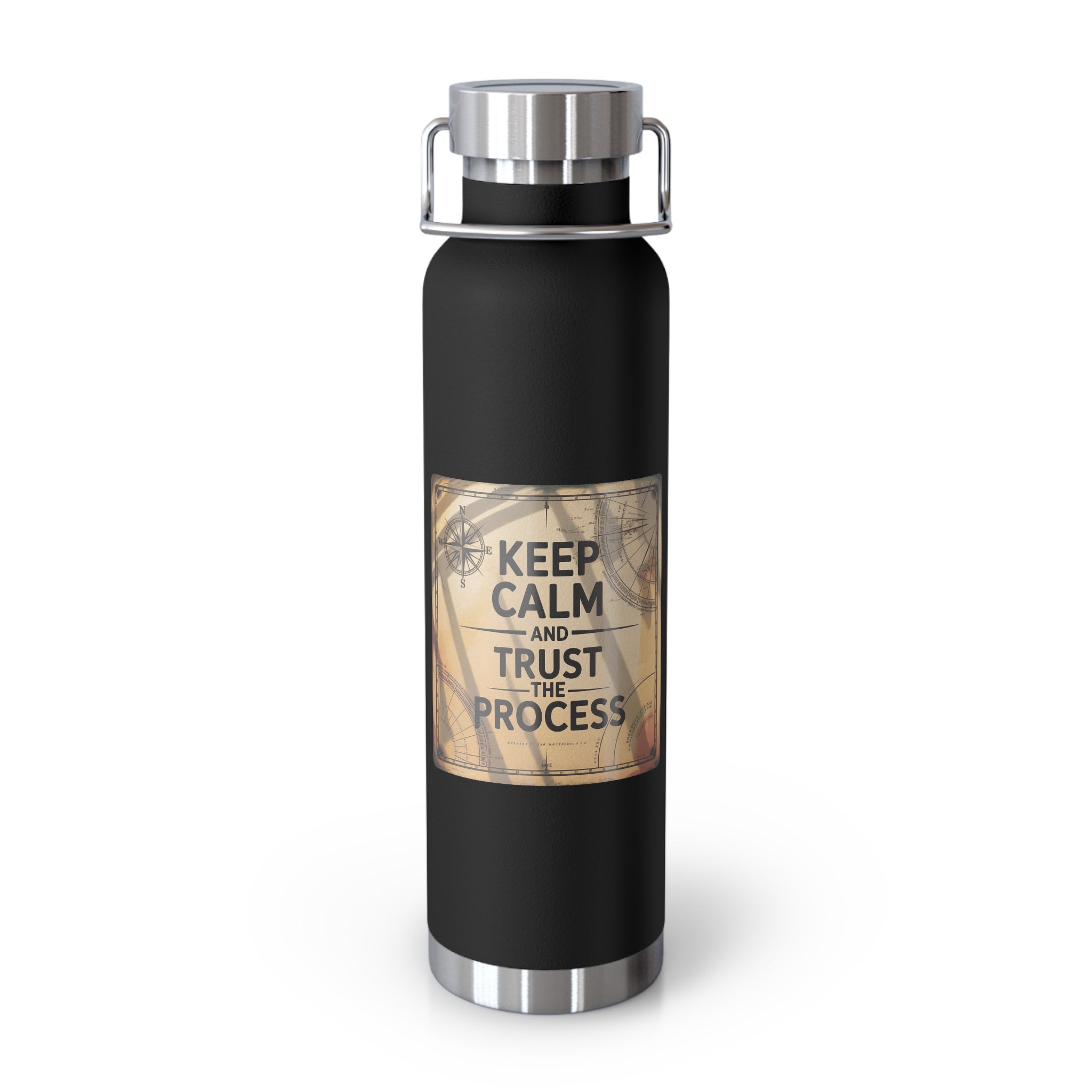 Keep Calm and Trust the Process -22oz Copper Teachers Tumbler