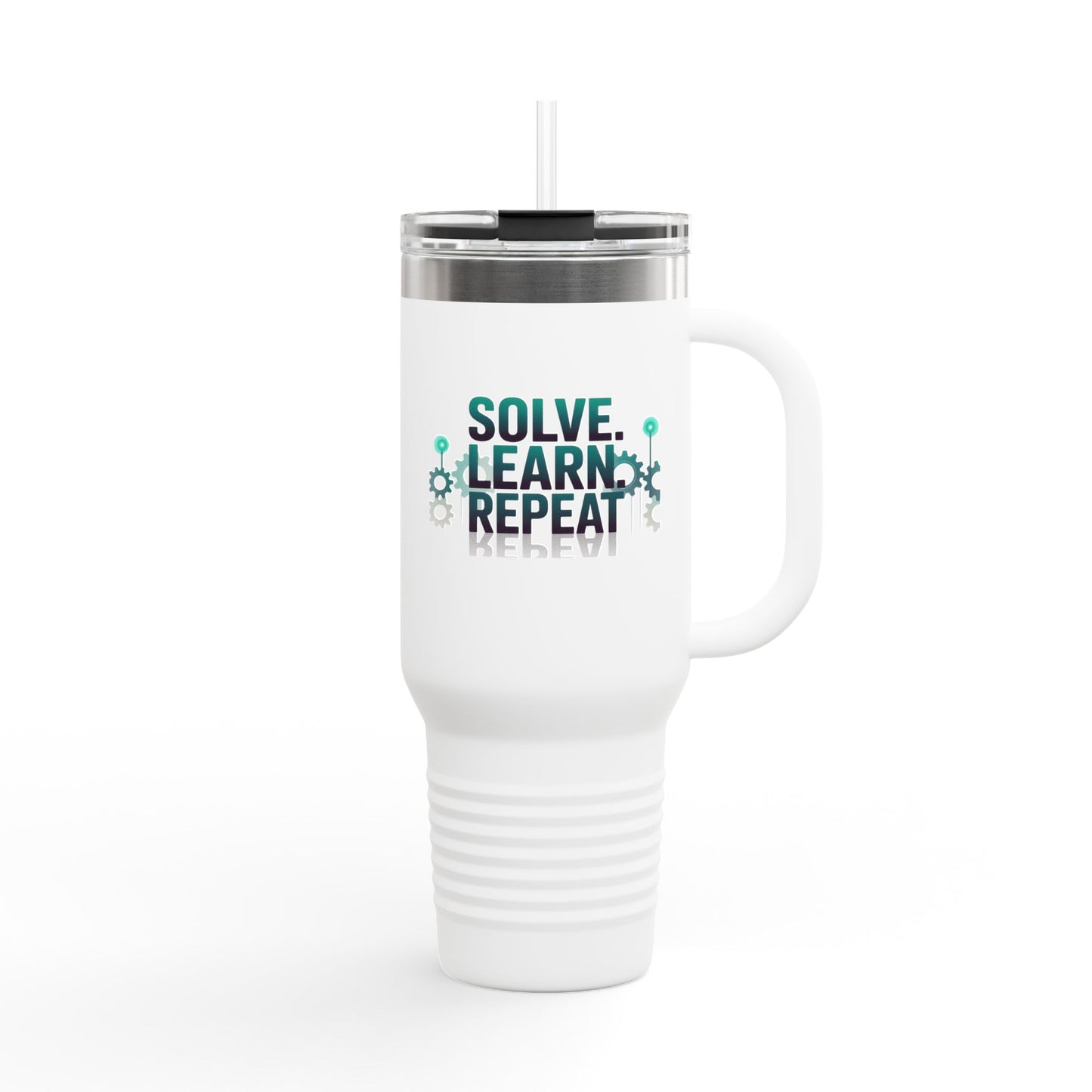 Solve, Learn, Repeat - 40oz Tumbler for Educators