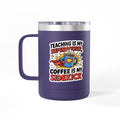 Teaching is my Superpower, Coffee is my Sidekick - 15oz Teacher Coffee Mug