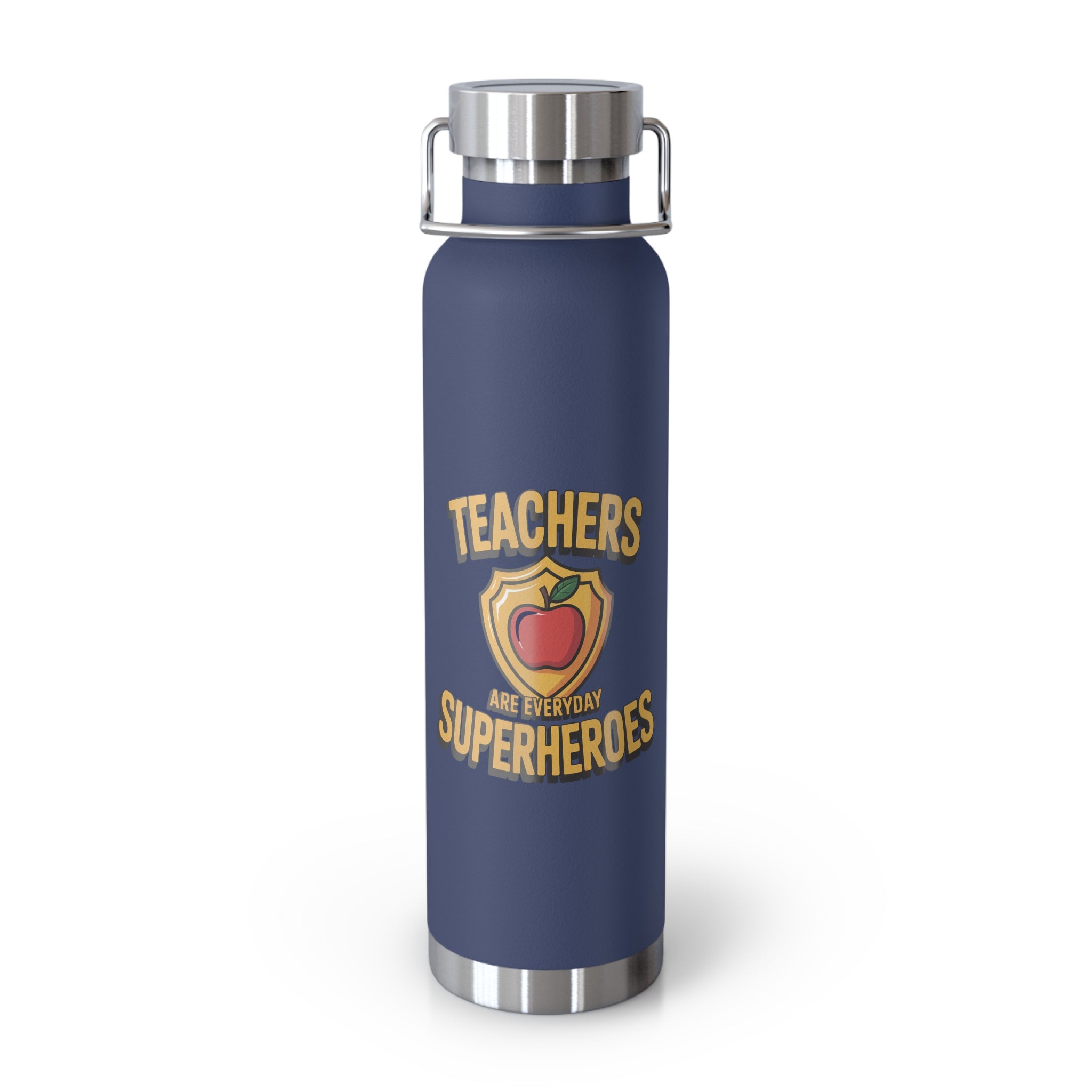 Teachers are Everyday Superheroes  -22oz Copper Teachers Tumbler
