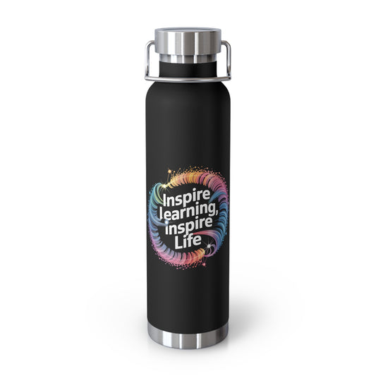 Inspire Learning, Inspire Life  -22oz Copper Teachers Tumbler