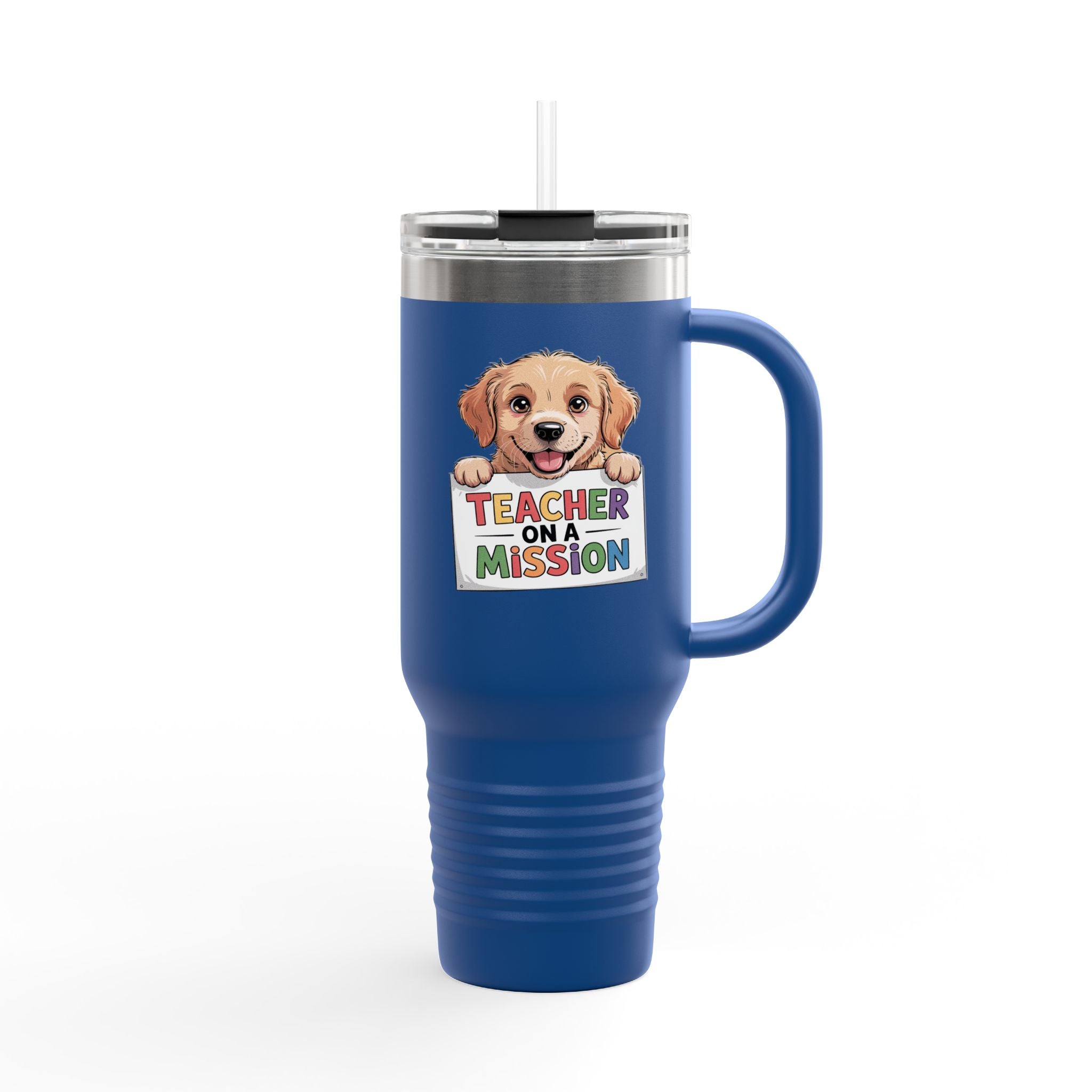 Teacher on a Mission - 40oz Tumbler for Educators