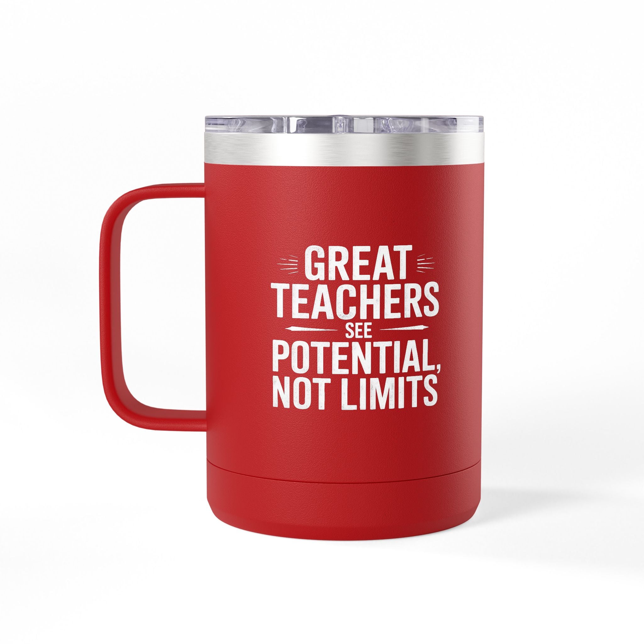 Great Teachers See Potential, Not Limits - 15oz Teacher Coffee Mug