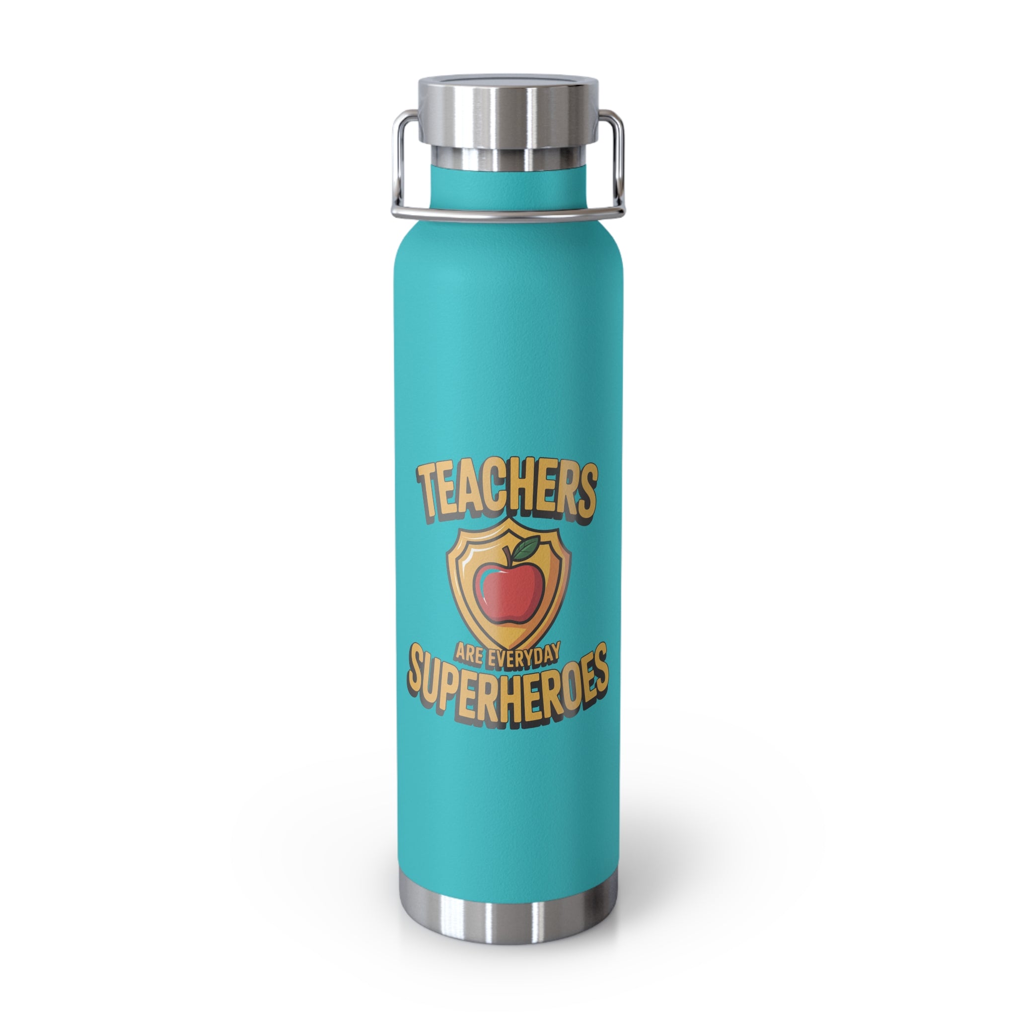 Teachers are Everyday Superheroes  -22oz Copper Teachers Tumbler