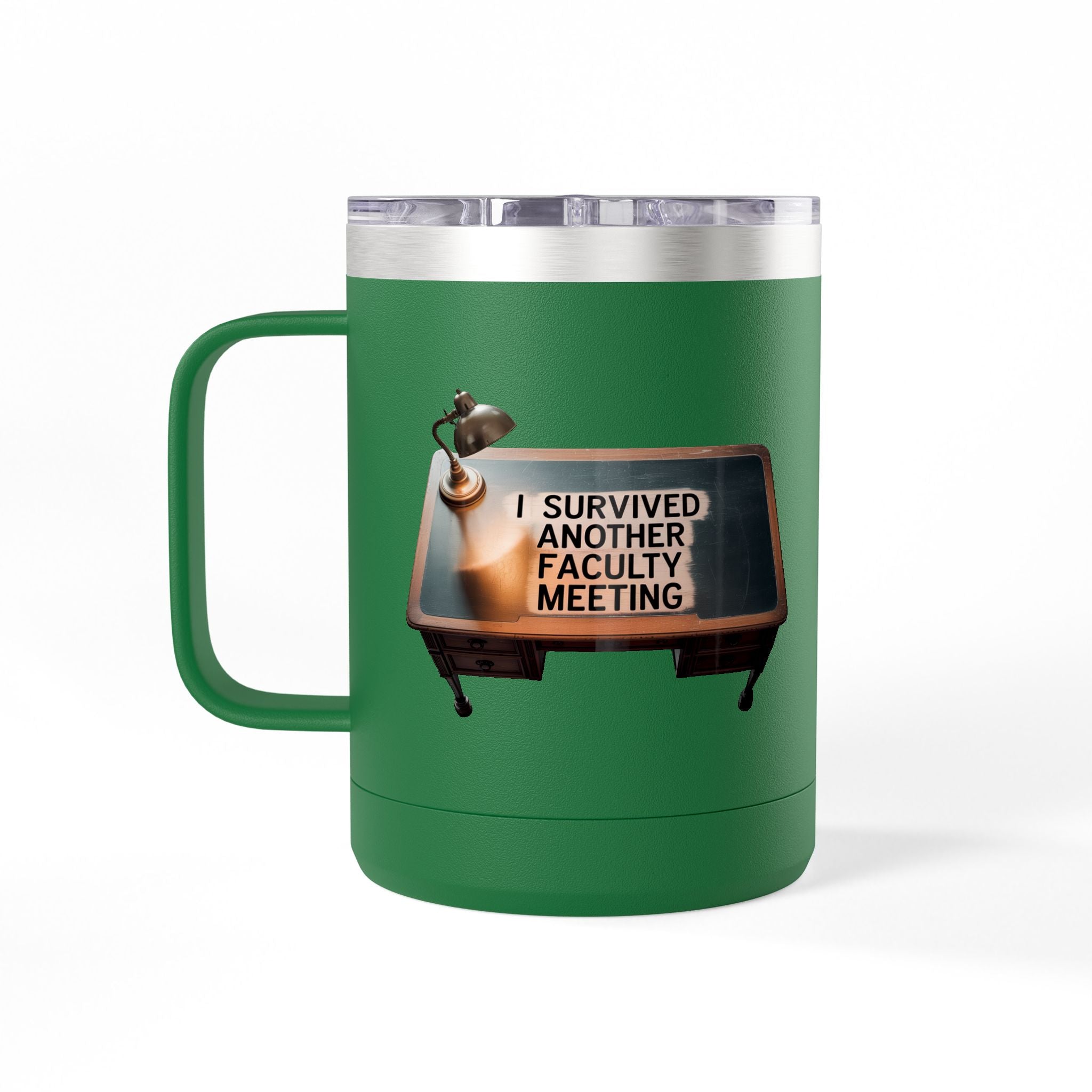 I Survived Another Faculty Meeting - 15oz Teacher Coffee Mug