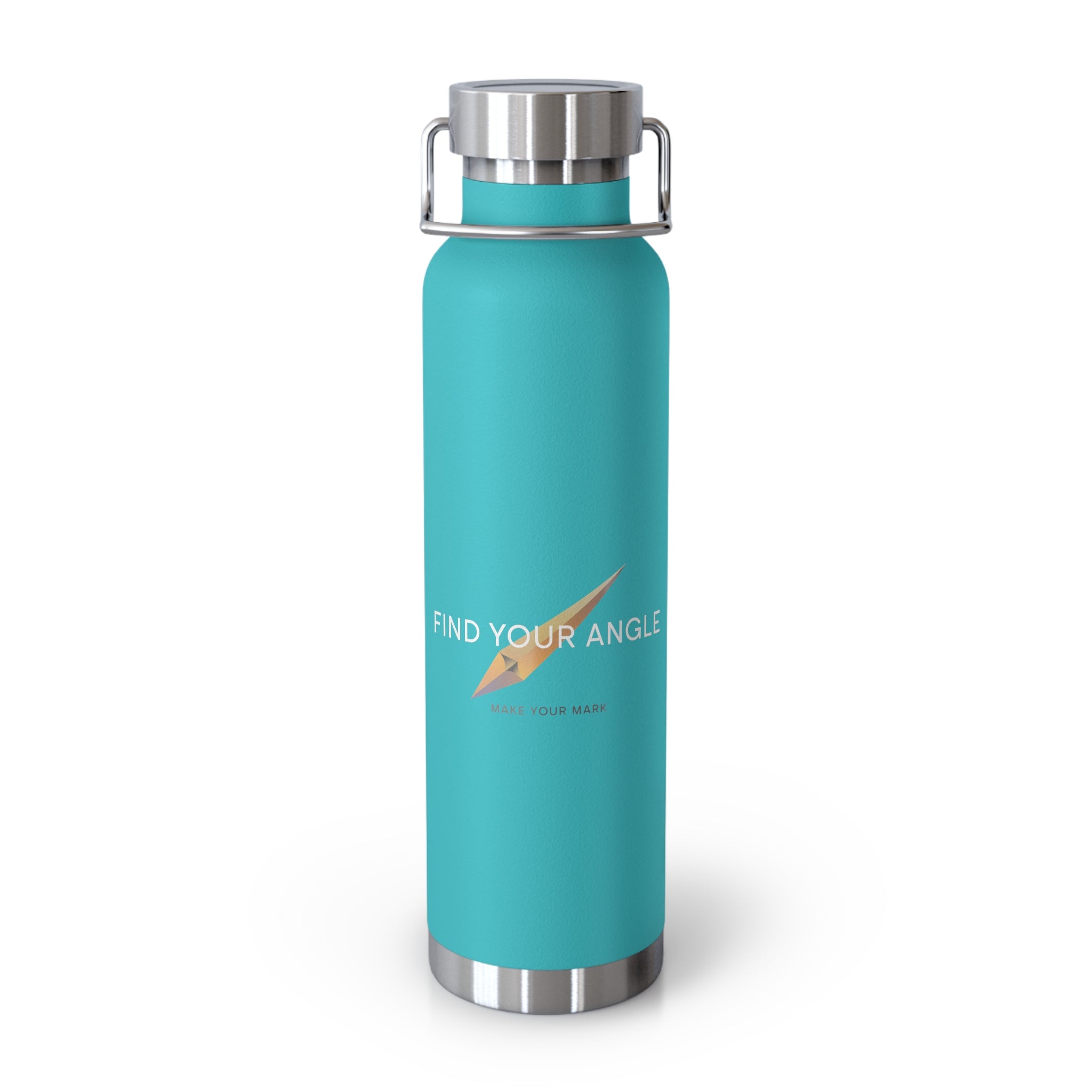 Find Your Angle Make Your Mark -22oz Copper Teachers Tumbler