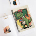 Cartoon T.Rex  -  Lined Spiral Notebook