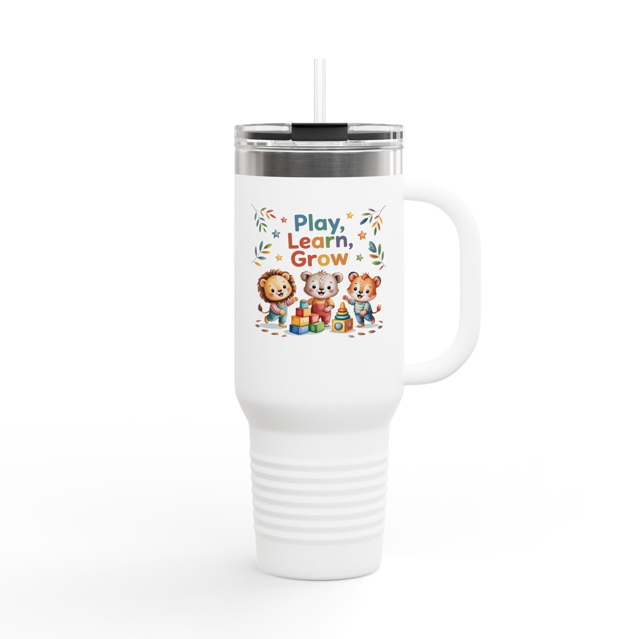 Play, Learn, Grow - 40oz Tumbler for Educators