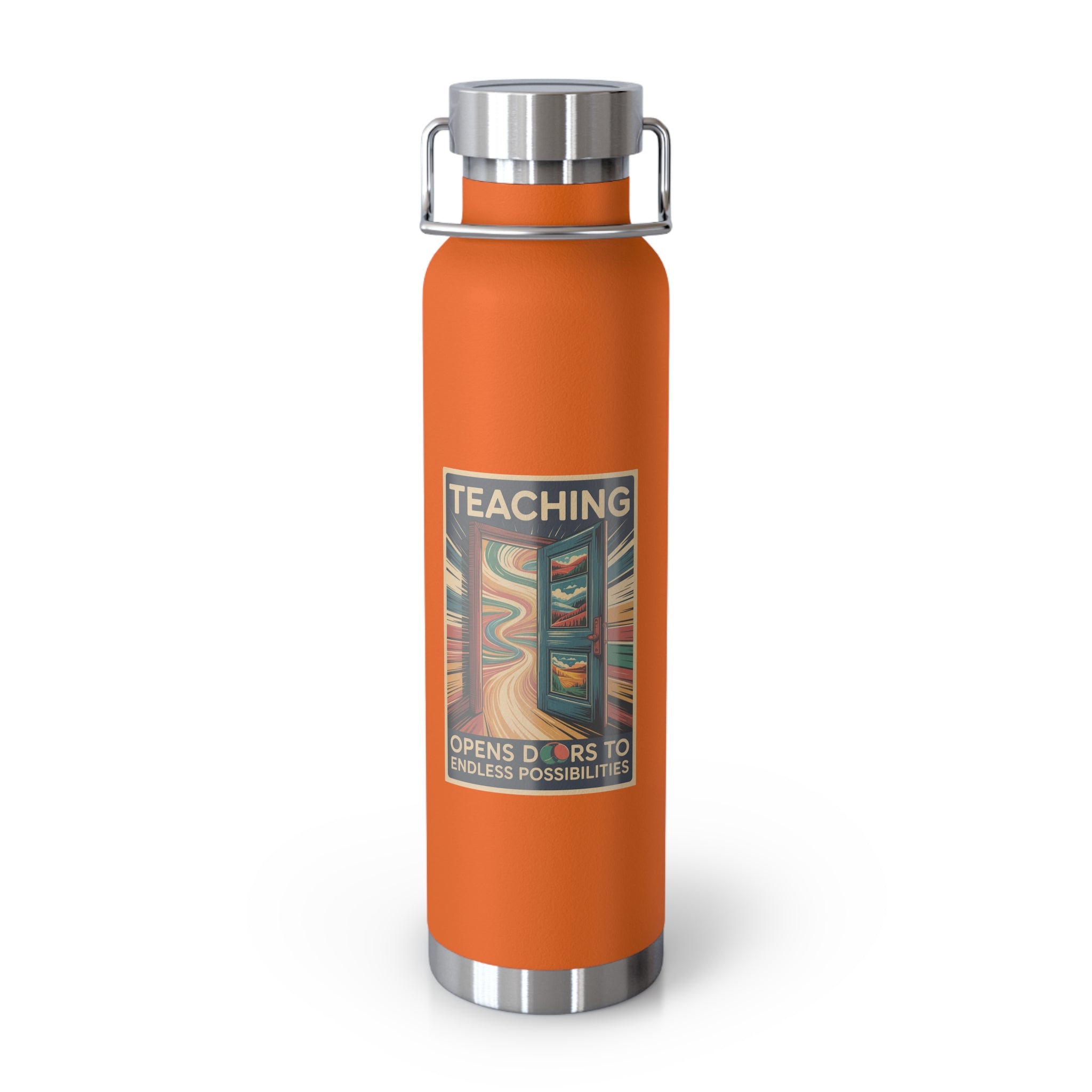 Teaching Opens Doors to Endless Possibilities  -22oz Copper Teachers Tumbler