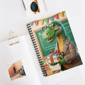 Cartoon Brachiosaurus  -  Lined Spiral Notebook