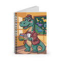 Cartoon Diplodocus  -  Lined Spiral Notebook