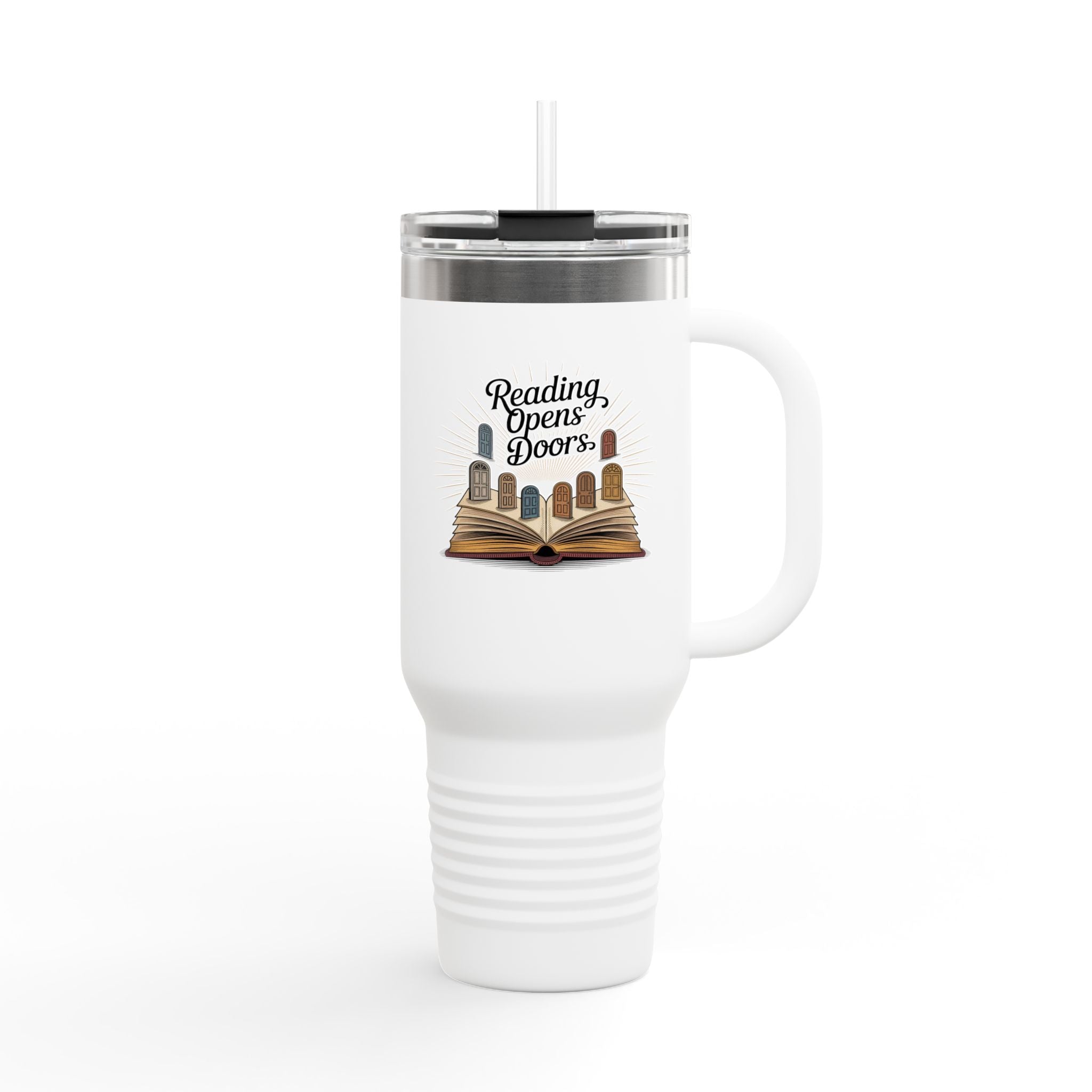 Reading Opens Doors - 40oz Tumbler for Educators