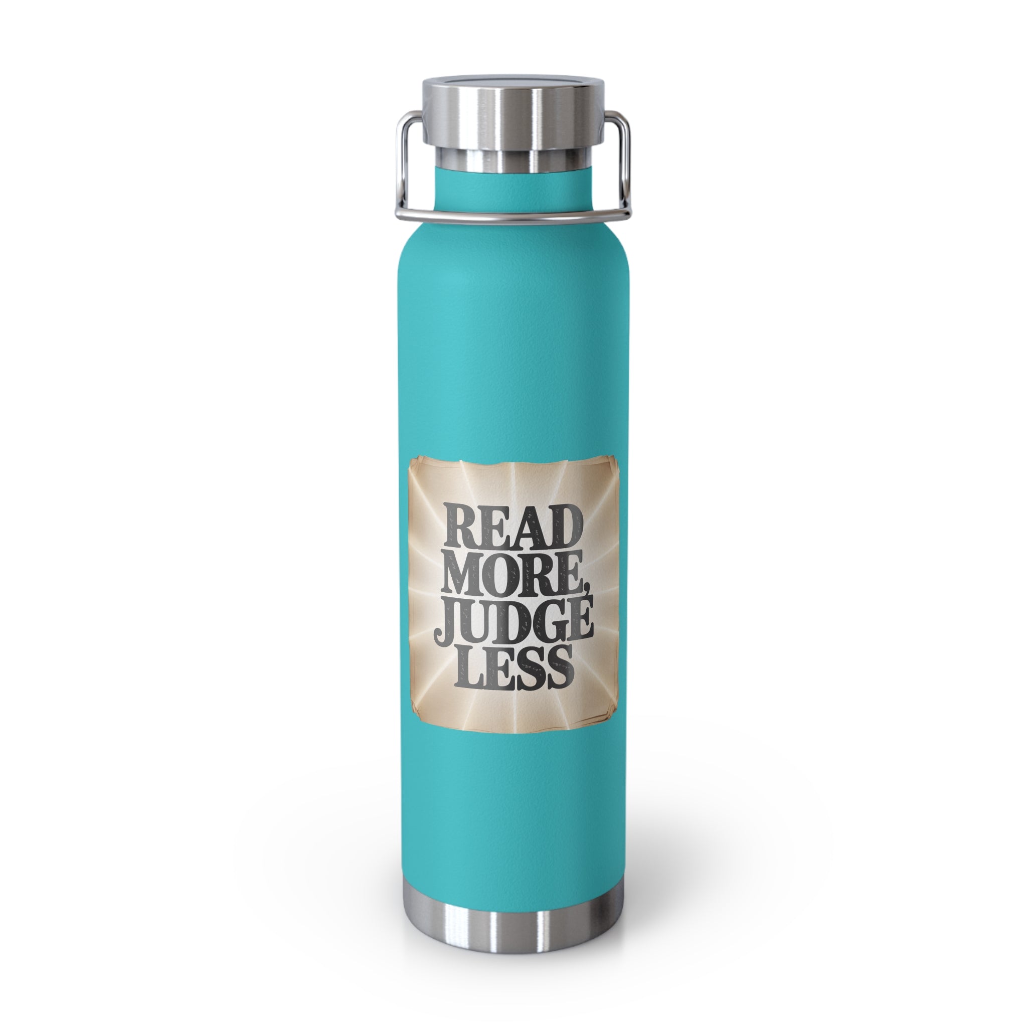 Read More, Judge Less -22oz Copper Teachers Tumbler
