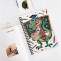 Cartoon T.Rex  -  Lined Spiral Notebook
