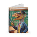 Cartoon Allosaurus  -  Lined Spiral Notebook