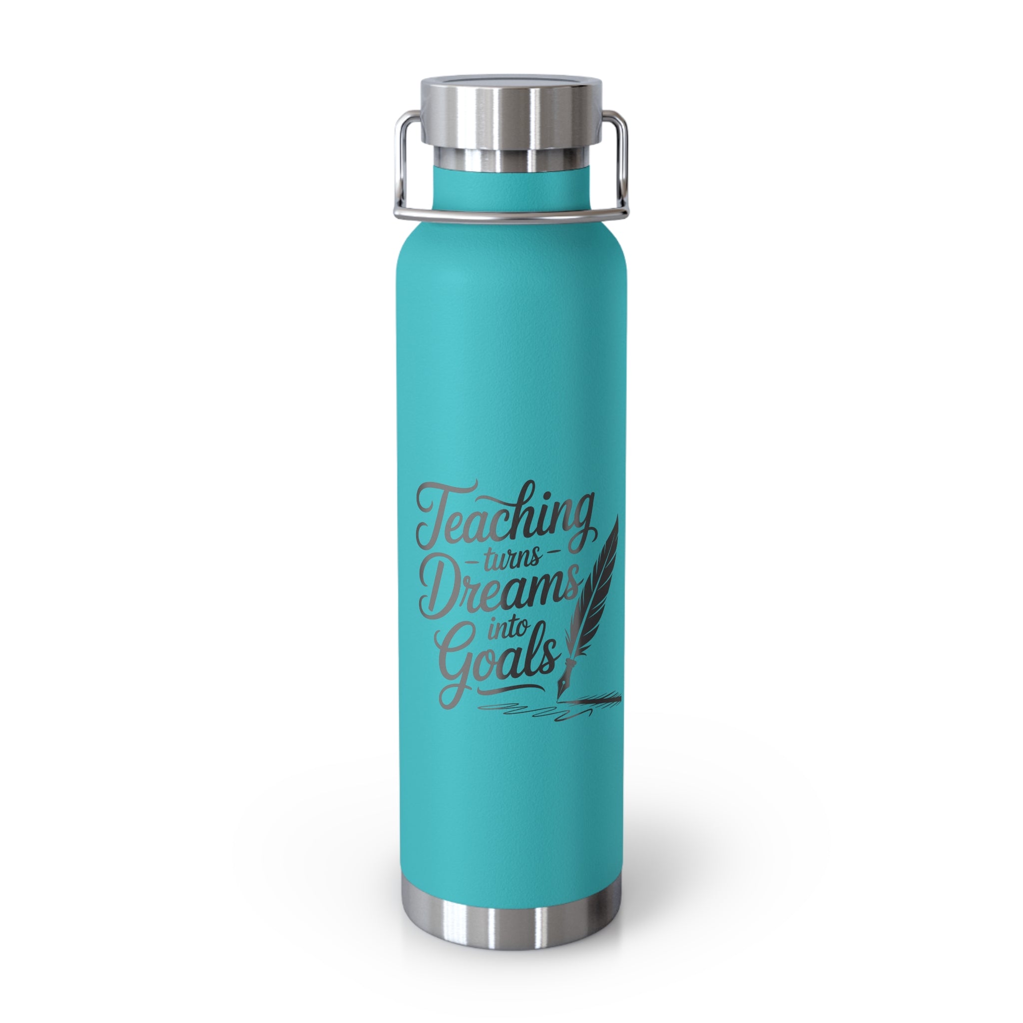 Teaching Turns Dreams Into Goals  -22oz Copper Teachers Tumbler
