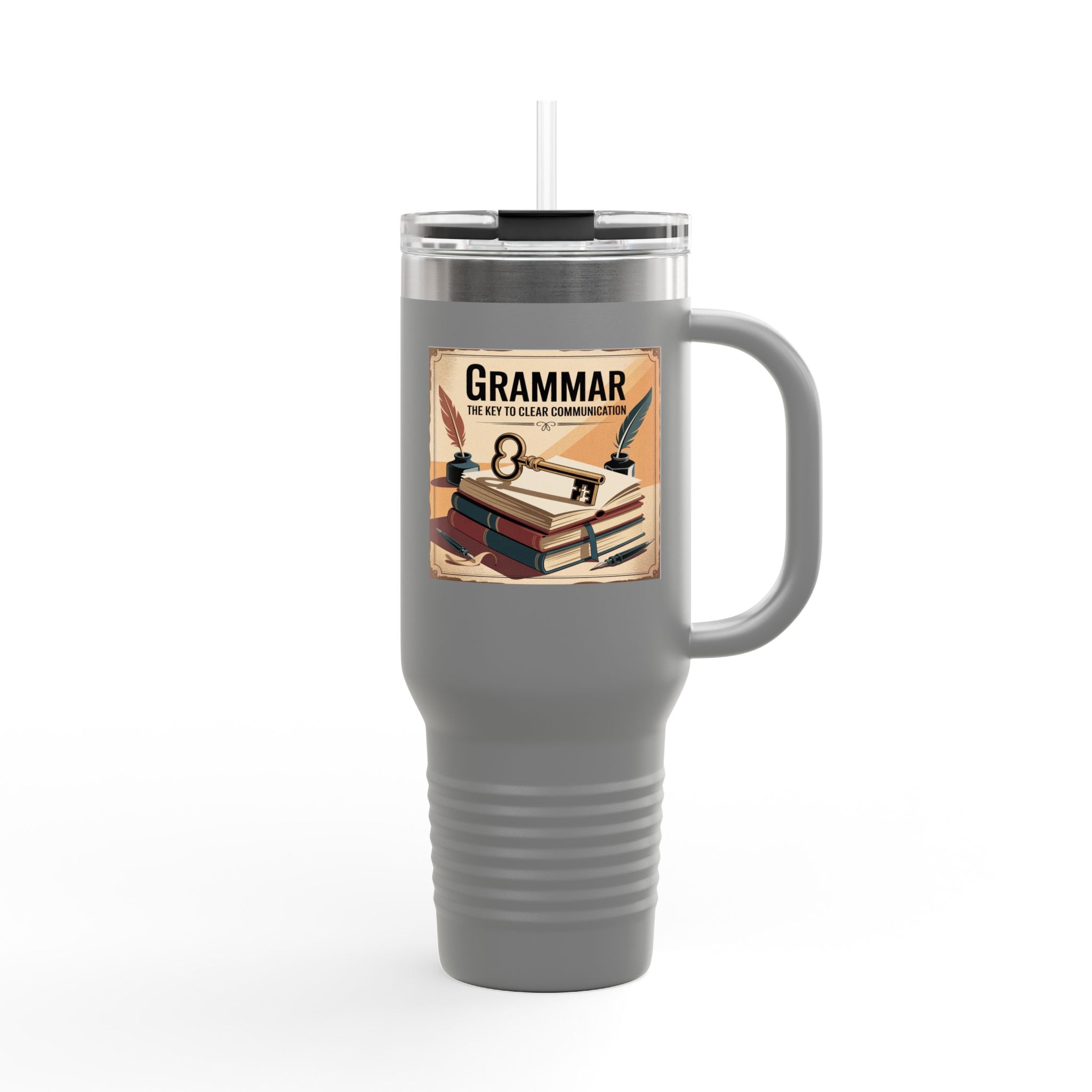Grammar The Key to Clear Communication - 40oz Tumbler for Educators