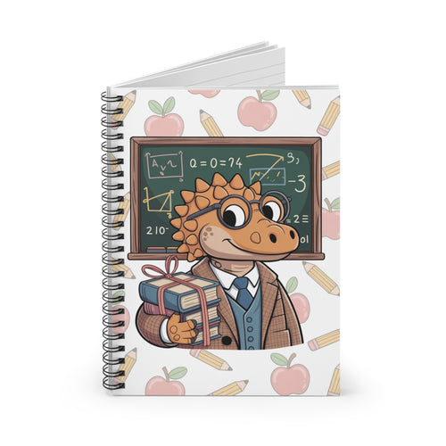 Cartoon Ankylosaurus  -  Lined Spiral Notebook